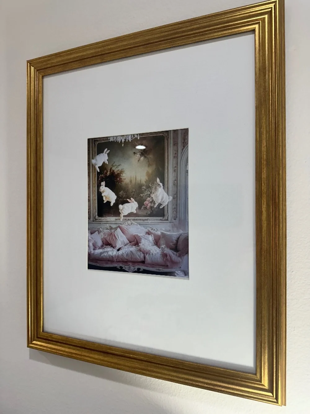 GOLD FRAMED & MATTED PICTURES